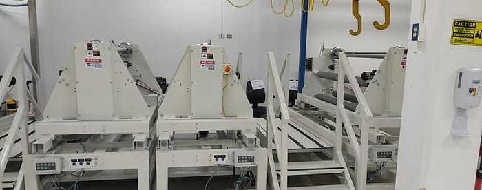 Used 62" Contech Converting Technologies, Inc. Die Cutting Press 100 Tons