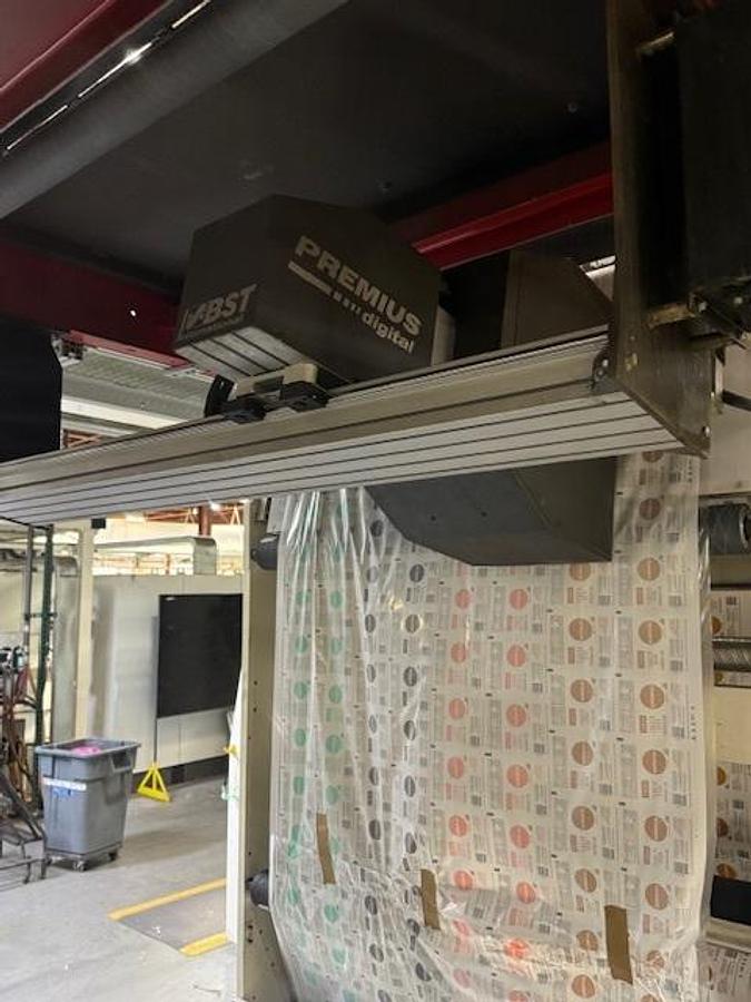 Used 52" WIDE W&H PRIMAFLEX 8 COLOR PRINTING PRESS - STILL RUNNING