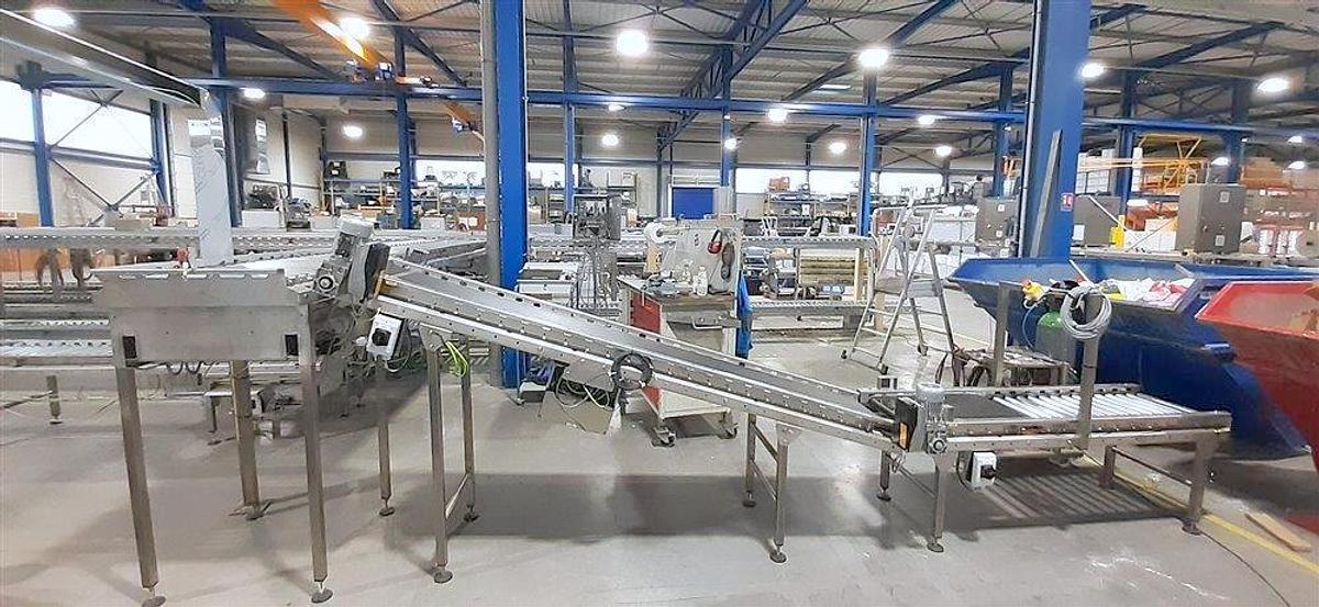 Used PATTYN HIGH-SPEED CASE ERECTING AND BAG INSERTING AUTOMATED PACKAGING SYSTEM