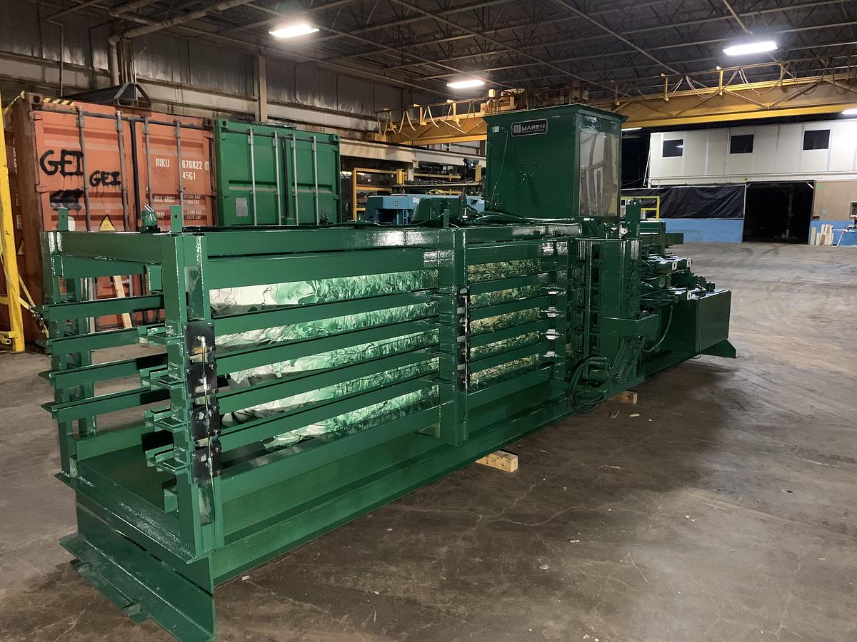 Used MAREN MODEL 203 HORIZONTAL AUTO TIE BALER 25 HP 