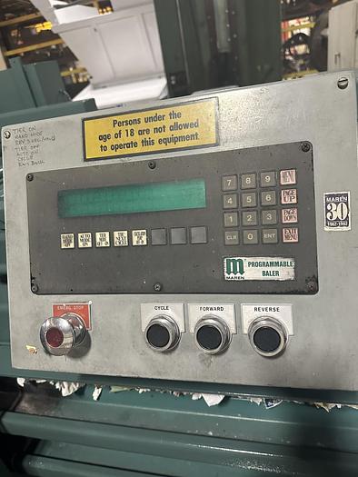 Used MAREN MODEL 72 OE 76  HORIZONTAL AUTO-TIE BALER MODEL  20 HP - PENDING ALS