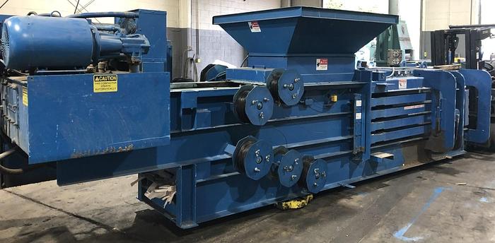 Used BALEMASTER 4025G-6 30HP HORIZONTAL BALER WITH AUTO TIE