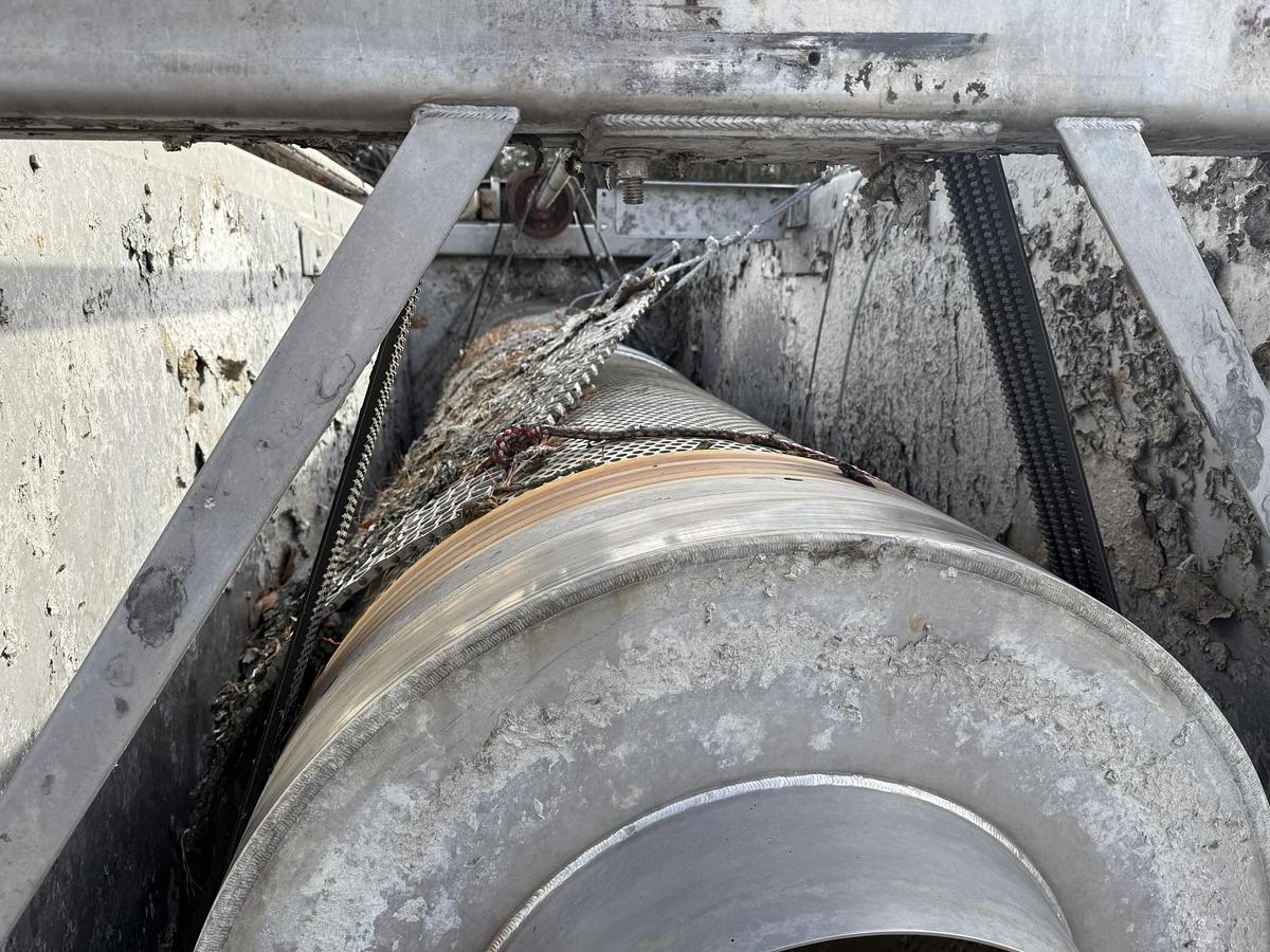 Used STAINLESS STEEL ROTARY TROMMEL SCREEN  
