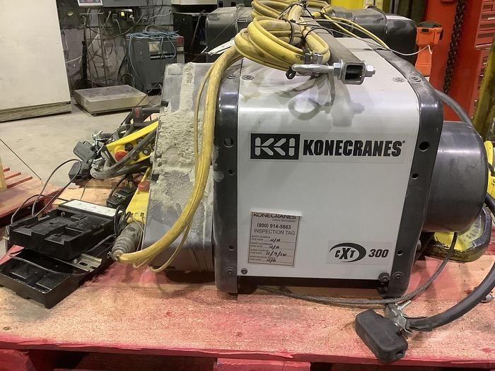 Used 2006 3 TON KONECRANES ELECTRIC TROLLY HOIST