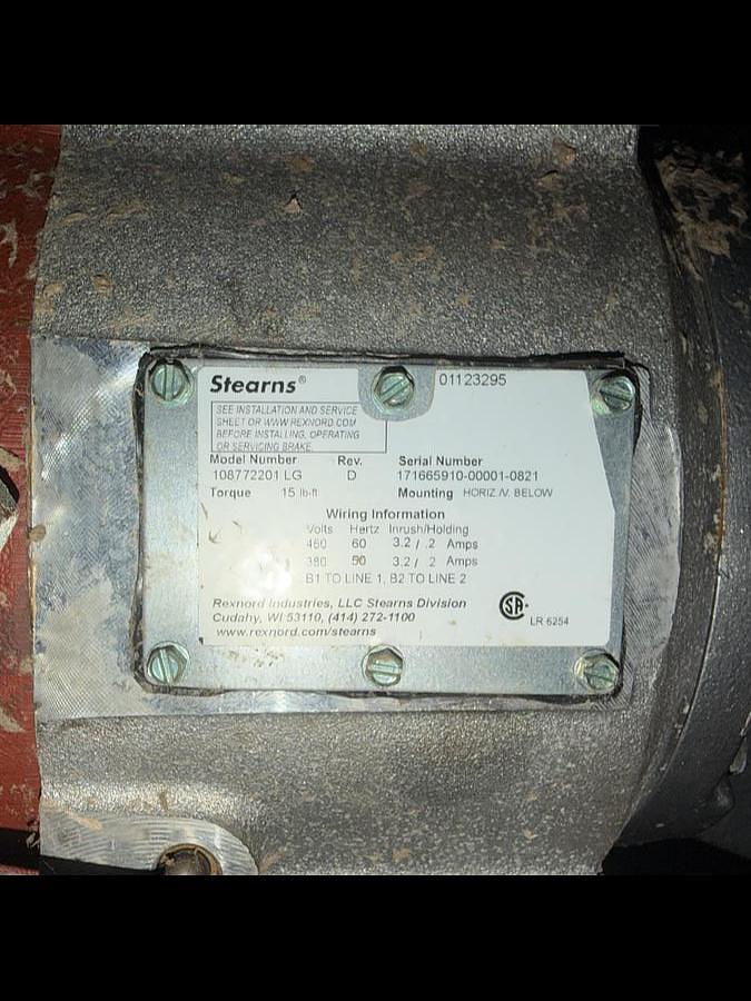Used RAGGER WITH NORD GEAR SK9072.1-N180TC (UNIT OFF 20' PULPER)