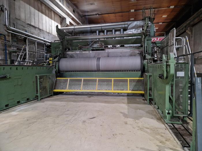 Used 220" (5.6M) VOITH PAPER MACHINE WITH SPEED SIZER 170,000 TPY 