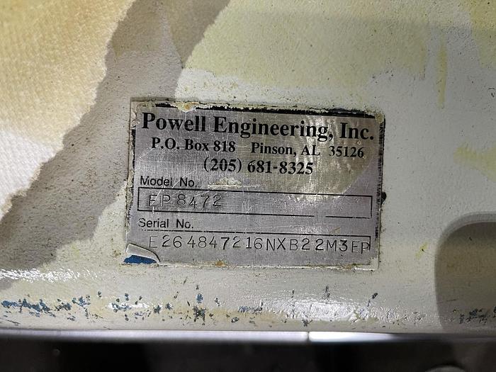Used 72" POWELL EP8472 SHAFTLESS FLOOR PICK UP UNWIND 84" DIAMETER