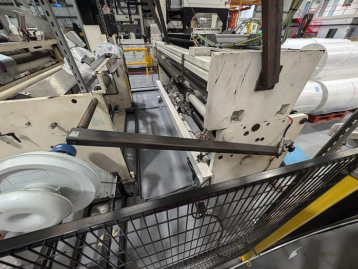 Used 70" (1800mm) WIDE TITAN ATLAS SR6 CANTILEVERED DUPLEX SLITTER REWINDER