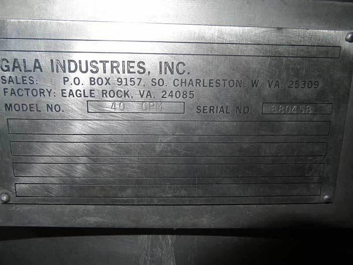 Used GALA 5MUP UNDERWATER PELLETIZING SYSTEM