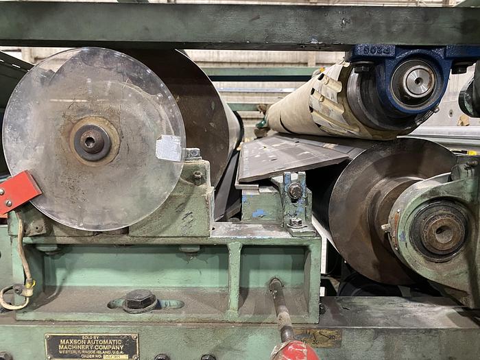 Used 50" MAXSON MSE SINGLE ROTARY KNIFE SHEETER 1994