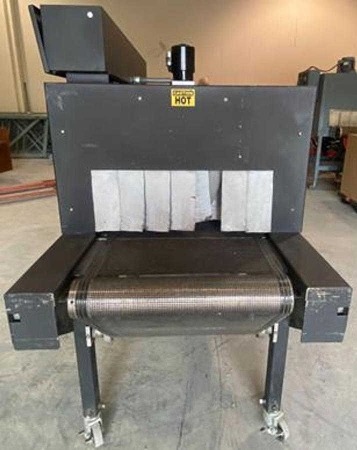 Used TEXWRAP SPARTAN MODEL 2215L COMPACT AUTOMATIC L-BAR SEALER WITH API VV218 SHRINK TUNNEL