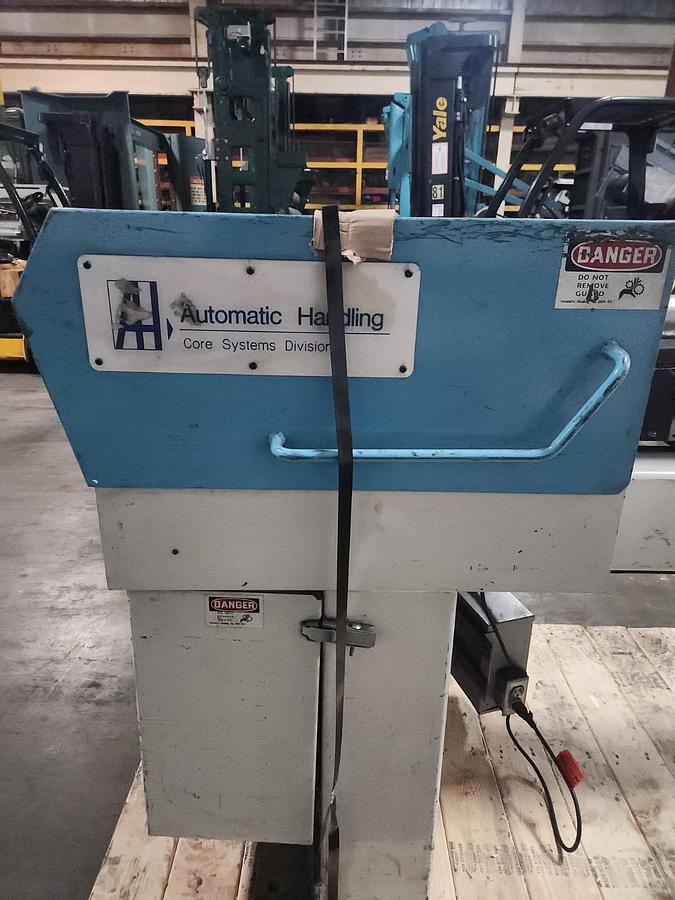 Used 120" WIDE AUTOMATIC HANDLING MODEL SHARK-10 CORE CUTTER 3" CORES