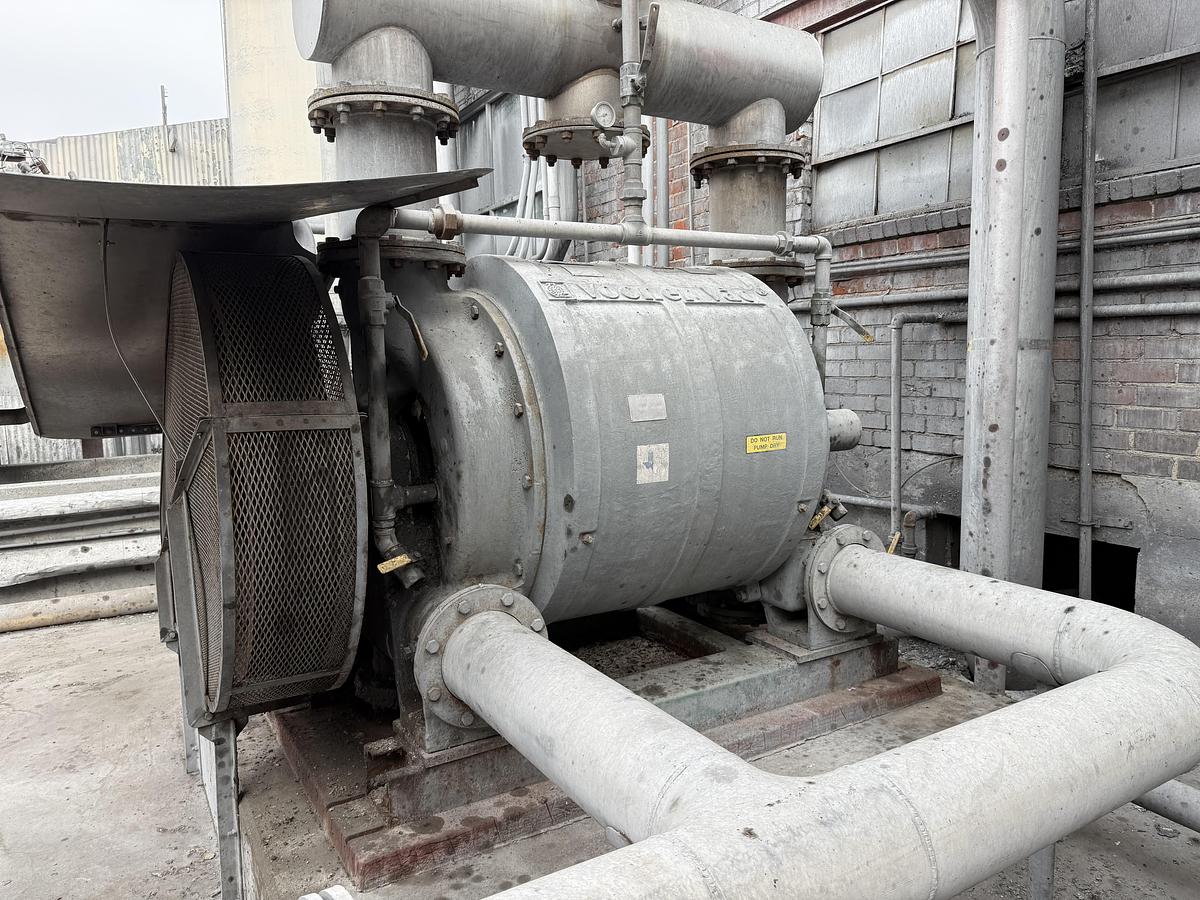 Used VOONER LP40V2 STAINLESS STEEL VACUUM PUMP