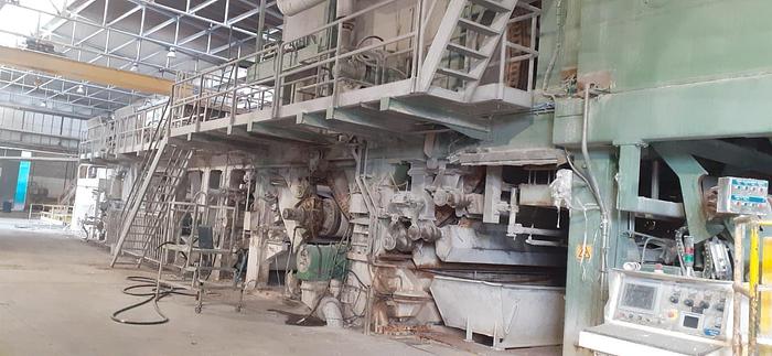 Used 122" (3120mm) TRIM CRESCENT FORMER TISSUE MACHINE