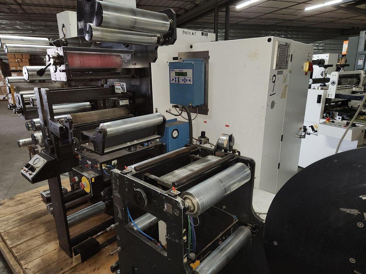 Used 13" ROTOFLEX VSI 330 LABEL REWINDER