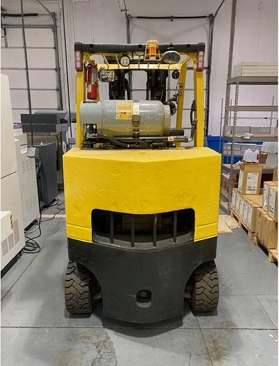 Used 12,000 POUND HYSTER S120FTPRS PAPER ROLL CLAMP TRUCK WITH 72" CLAMP-PENDING SALE