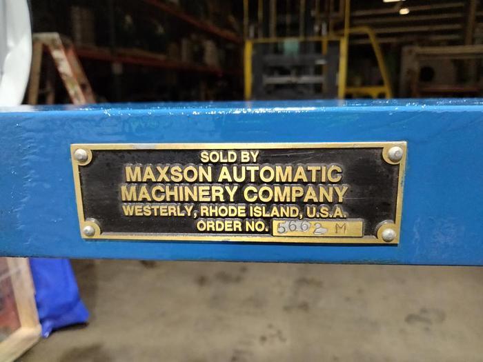 Used MAXSON AUTOMATIC MACHINERY 67" DECURLER SECTION