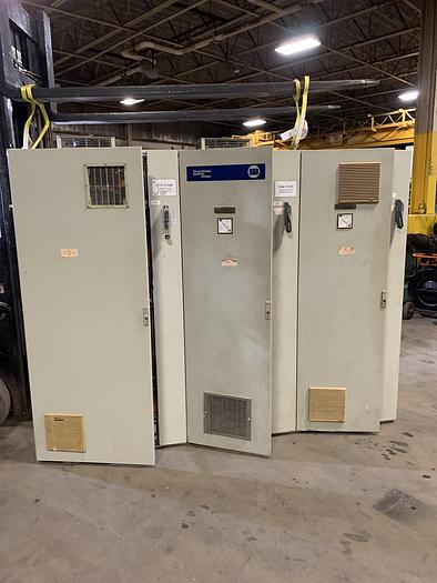 Used 135" LANGSTON SPEEDMASTER TWO DRUM WINDER 60" REWIND DIAMETER