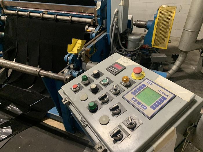 Used 60" WIDE KIDDER PAPER SLITTER REWINDER - UPDATED DRIVE - PENDING