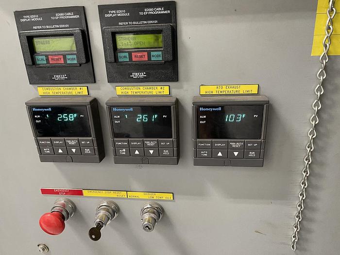 Used GEOENERGY GEOTHERM REGENERATIVE THERMAL OXIDIZER (RTO) 45,000 SCFM