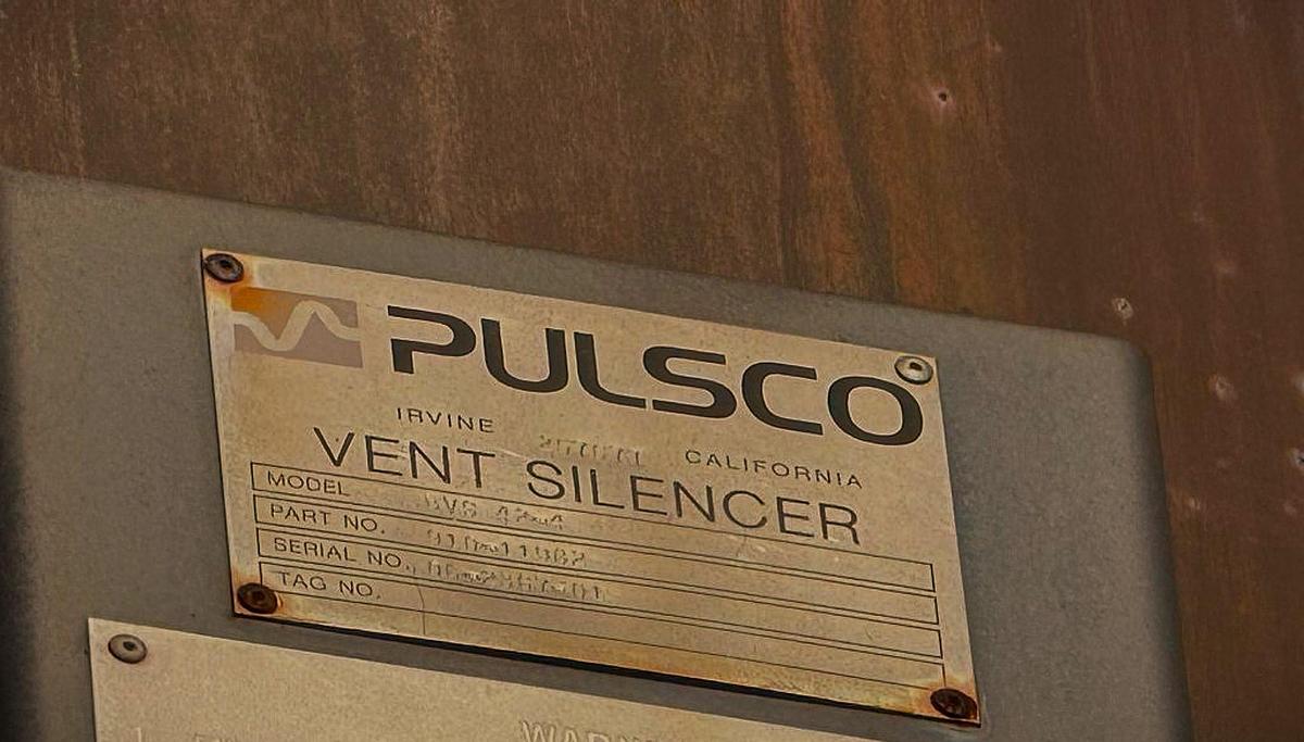 Used PULSCO VENT SILENCER
