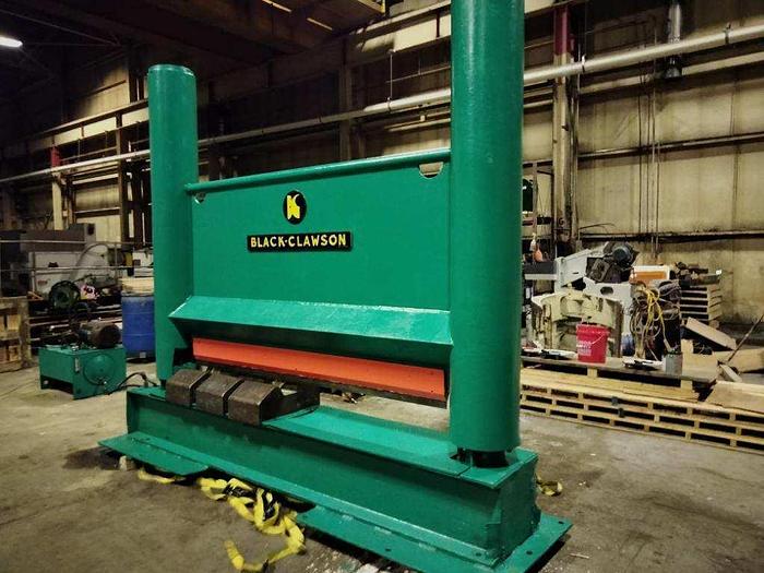 Used BLACK CLAWSON SIZE 72 DiA. X 84  WIDE PAPER ROLL SPLITTER WITH 20 HP - PENDING