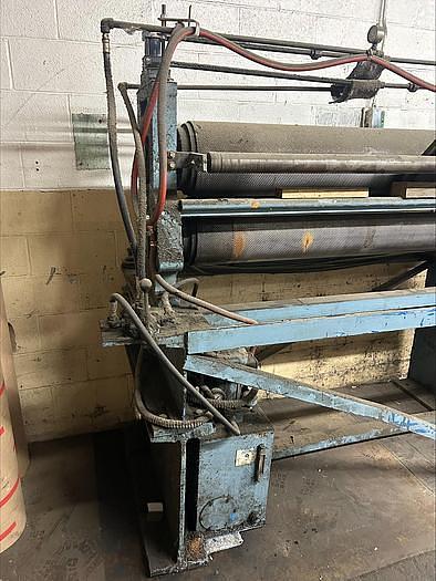 Used 62" WIDE EMBOSSER STATION - NO UNWIND OR REWIND