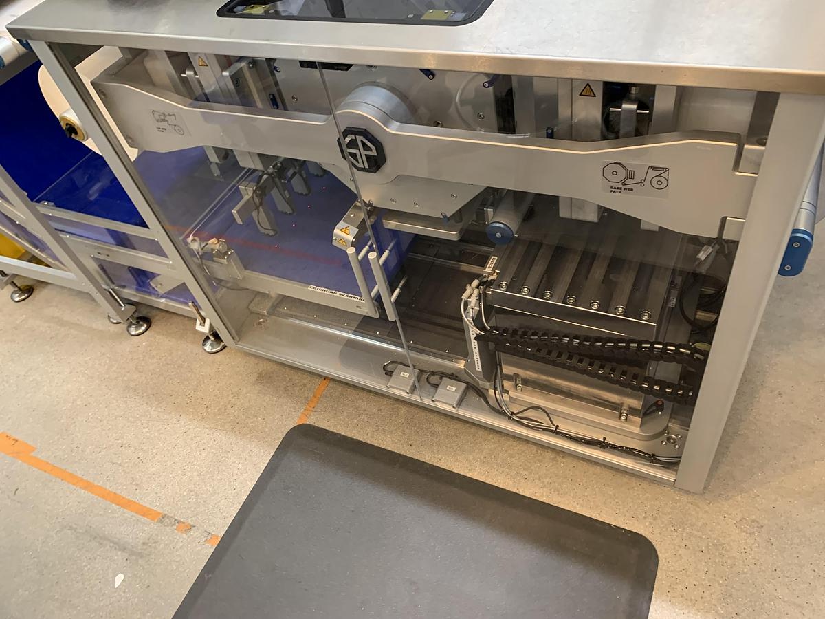 Used SHAWPAK (RIVERSIDE MEDICAL PACKAGING) 42-25 THERMOFORM MACHINE WITH 4 COLOR BELLMARK PRINTER