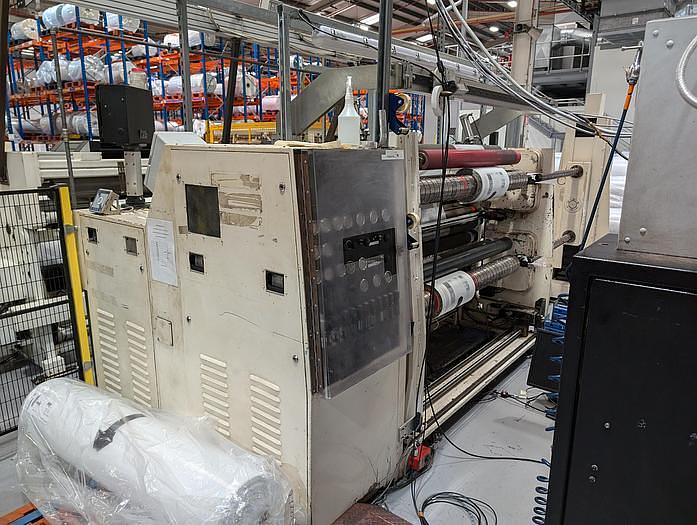 Used 70" (1800mm) WIDE TITAN ATLAS SR6 CANTILEVERED DUPLEX SLITTER REWINDER