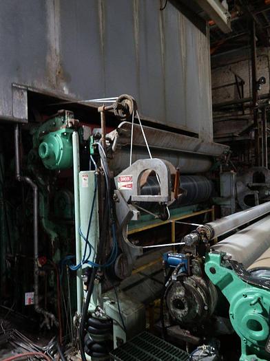 Used 132" FACE PAPER MACHINE DRYER SECTION 48" DIAMETER 150 PSI RATED (28 CANS)