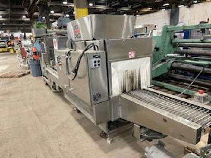 Used POLYPACK # CFH-16-24-32 VL SS HORIZONTAL HIGH SPEED CONTINUOUS MOTION SHRINK WRAPPER/SHRINK TUNNEL.
