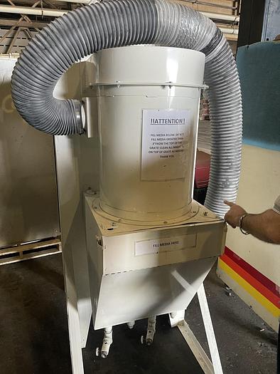 Used 45" MICROCLEAN FLEXO CONCEPTS MODEL MC 72 ANILOX CLEANER WITH DC 200 FILTER PENDING JA