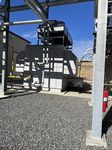 Used 1400 KW CUMMINS NATURAL GAS BACK UP GENERATOR SET QSK60 SERIES ENGINE MODEL C1400 N6C 13,800V MFG 2017 Pending JE