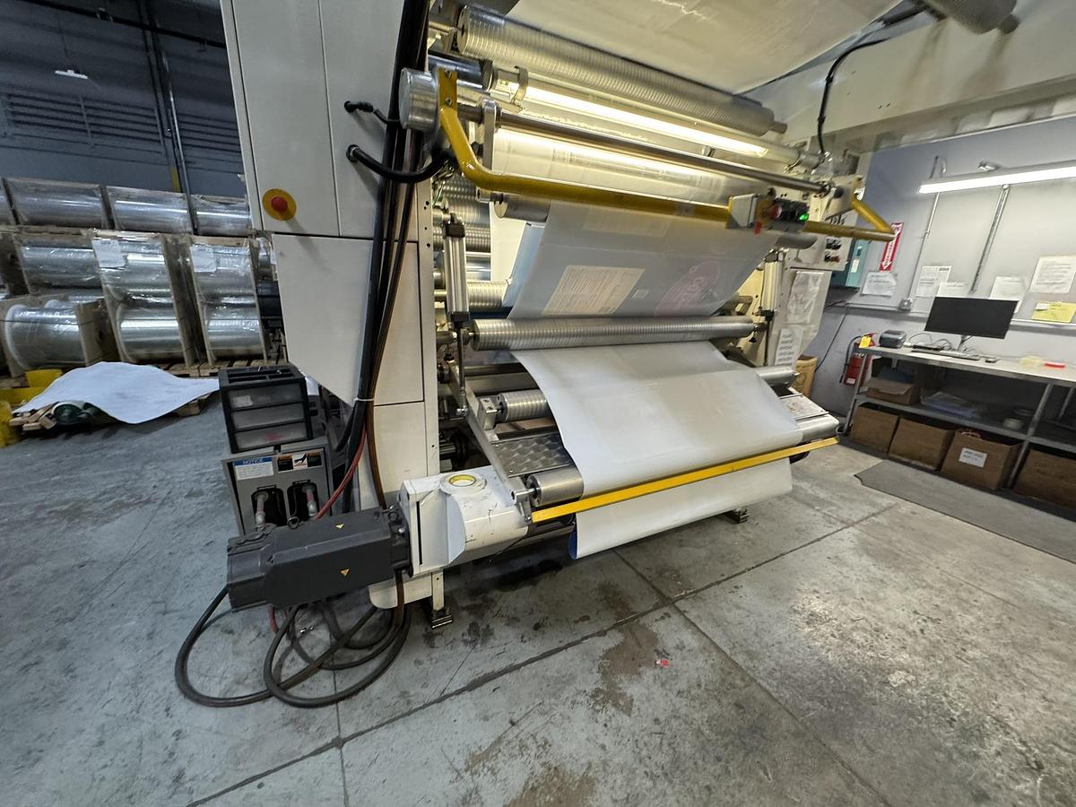 Used 59" WIDE NORDMECCANICA SUPER SIMPLEX 1500 SOLVENTLESS LAMINATOR - MFG 2012