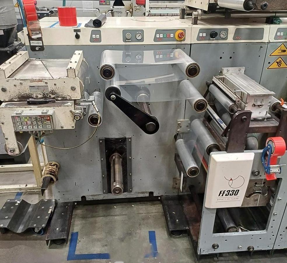 Used 13"/330mm MPS EF 330/7 COLOR LABEL PRESS