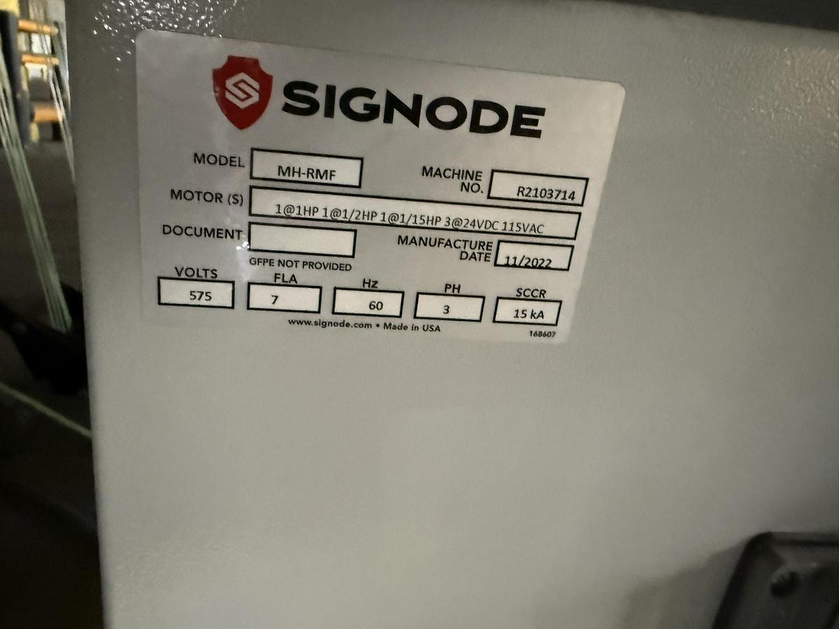 Used SIGNODE MODEL MH-RMF ROLL STRAPPER MANUFACTURED 2022