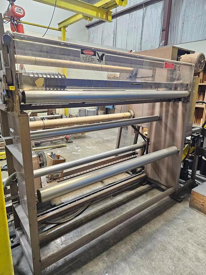 Used 64" WIDE VOORWOOD DUPLEX SLITTER REWINDER MODEL S64R