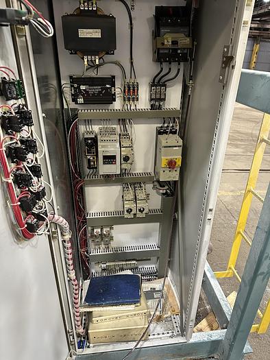 Used VORTEX UNITED STARCH MIXING SYSTEM TORNADO F5, MODEL 0202501 FX3, WITH BATCH HOPPER, BORAX HOPPER, DIGITAL SCALES, CAUSTIC HOPPER