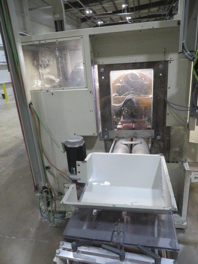 Used 2005 PERINI SINCRO 5.0 106" BRT REWINDING LINE WITH 2 LANE PERINI LOG SAW