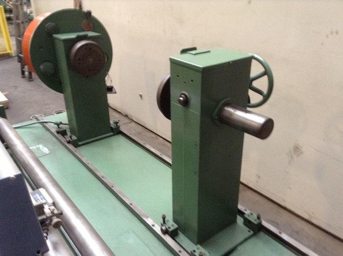 Used 74" RECONDITIONED DUSENBERY MODEL 260 FS DUPLEX CENTER SURFACE SLITTER REWINDER - PENDING JF