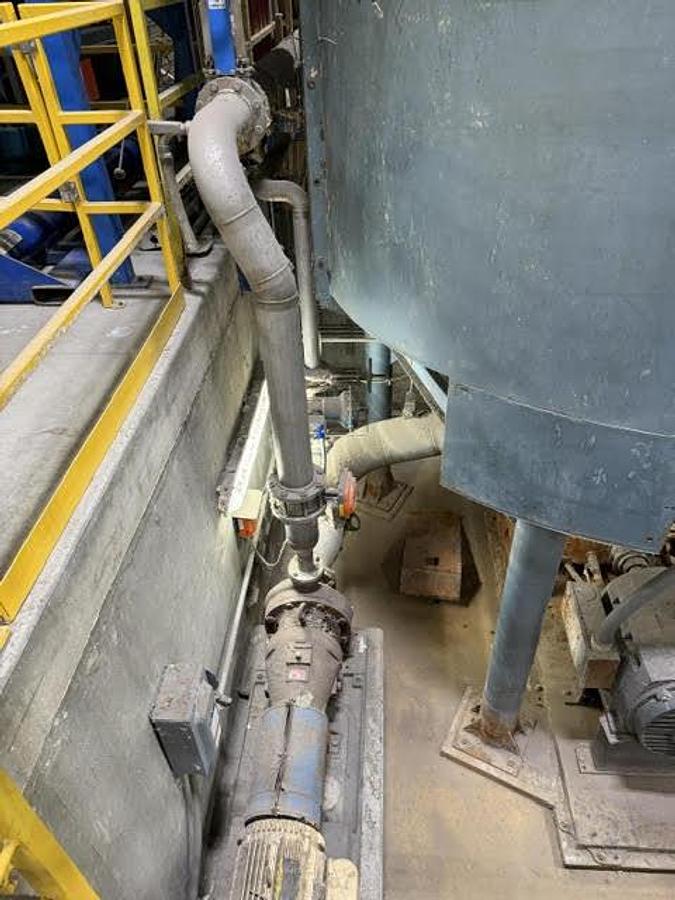 Used BLACK CLAWSON 12' DIA. HYDRAPULPER S/S W/ CONVEYOR