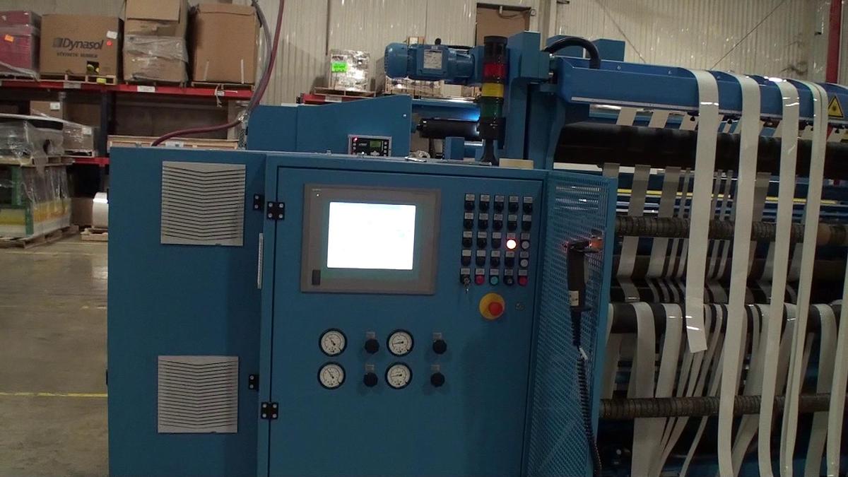 Used 65" WIDE KAMPF STARSLIT DUPLEX SLITTER REWINDER - MANUFACTURED 2011