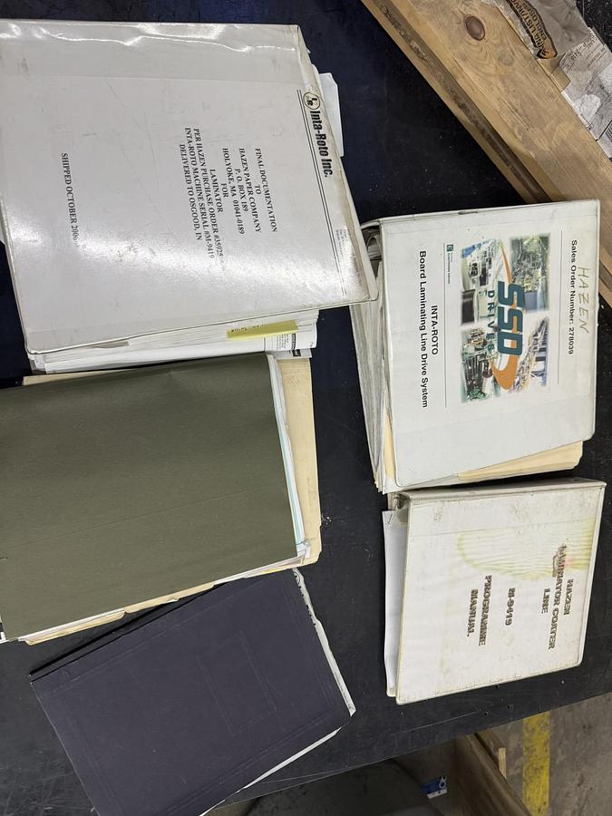 Used 72" WIDE INTAROTO LAMINATOR - PAPER & BOARD