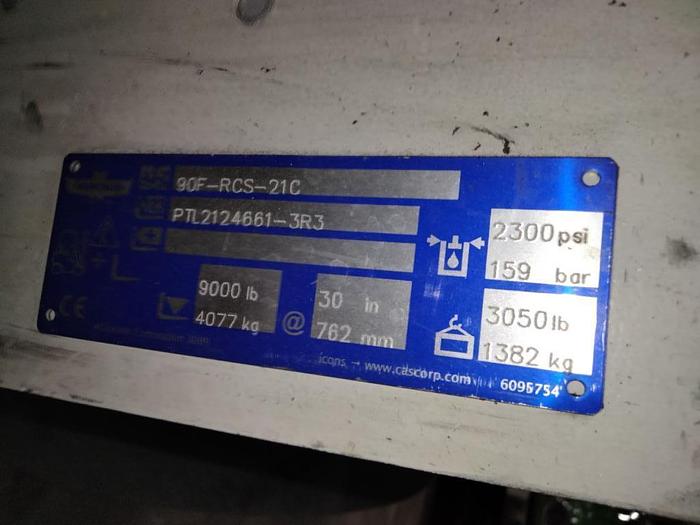 Used 12,000 POUND HYSTER S120FTPRS FORKLIFT PAPER ROLL CLAMP TRUCK TRIPLE STAGE 100/208 MFG. 2016- SOLD