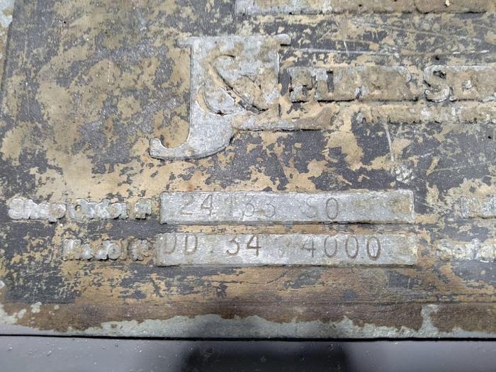 Used BELOIT JONES 34/38" DD4000 REFINER WITH UPGRADED SPLINE ROTOR
