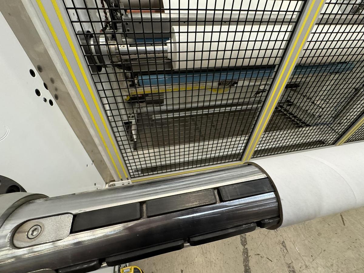 Used 72" WIDE CATBRIDGE LAMINATION LINE & TURRET REWINDER - MFG 2023