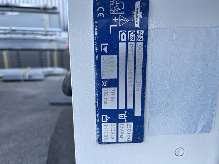 Used 12,000 POUND HYSTER S120FTPRS FORKLIFT WITH PAPER ROLL CLAMP MFG. 2017- PENDING SALE NF
