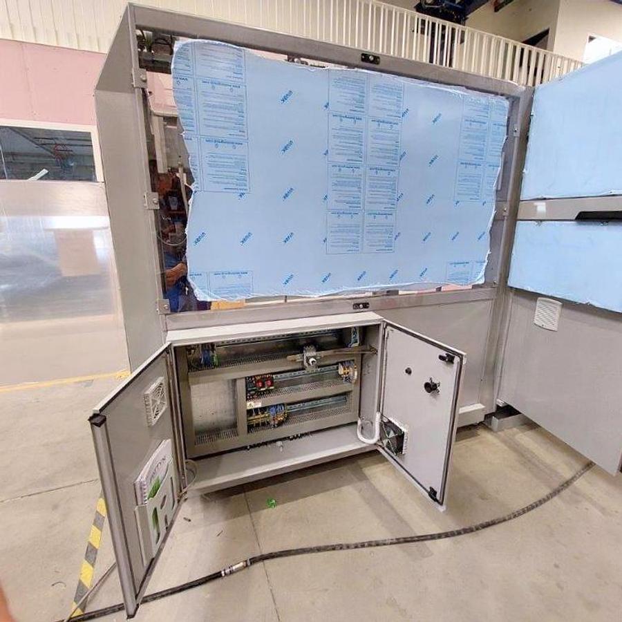 Used PATTYN HIGH-SPEED CASE ERECTING AND BAG INSERTING AUTOMATED PACKAGING SYSTEM