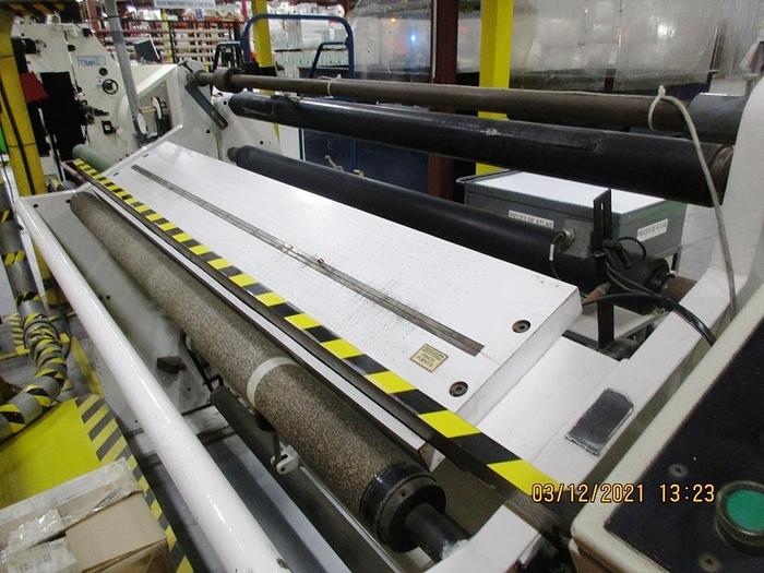 Used 60" ATLAS DUPLEX TURRET SLITTER REWINDER MODEL TS350