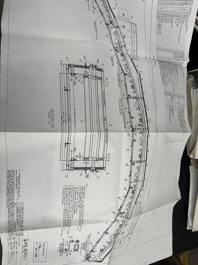 Used 72" WIDE INTAROTO LAMINATOR - PAPER & BOARD